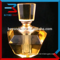 5ml crystal perfume bottle gold ,glass essential oil bottle